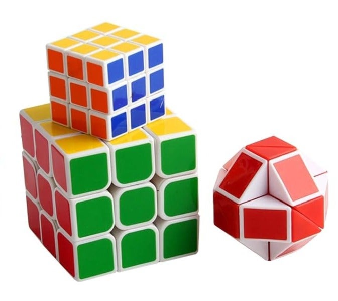 لوكاداه لعبة مكعب الألغاز التعليمية للأطفال - تنمية الدماغ العملية، تحسين المنطق والتركيز ومهارات حل المشكلات، لعبة تعليمية تفاعلية ملونة للعب الإبداعي، بدون شاشة (متعددة الألوان) - Image 1